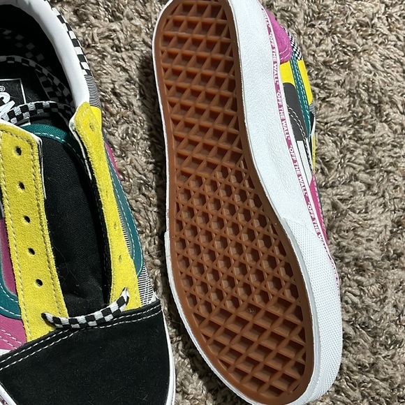 Colorful Patterned Old Skool Vans - Picture 6 of 6